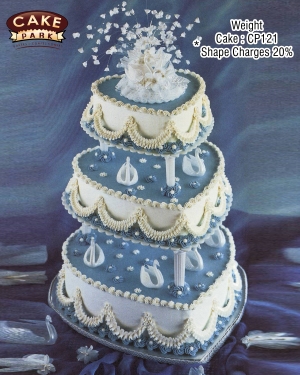 3 Tier Custom Wedding Cake
